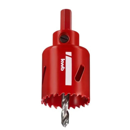 sega a tazza kwb hss bimetallica in acciaio 40mm/rosso