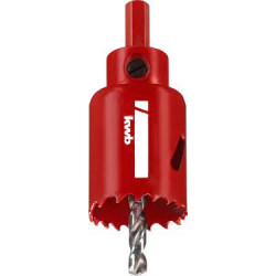 sega a tazza kwb hss bimetallica in acciaio 35mm/rosso