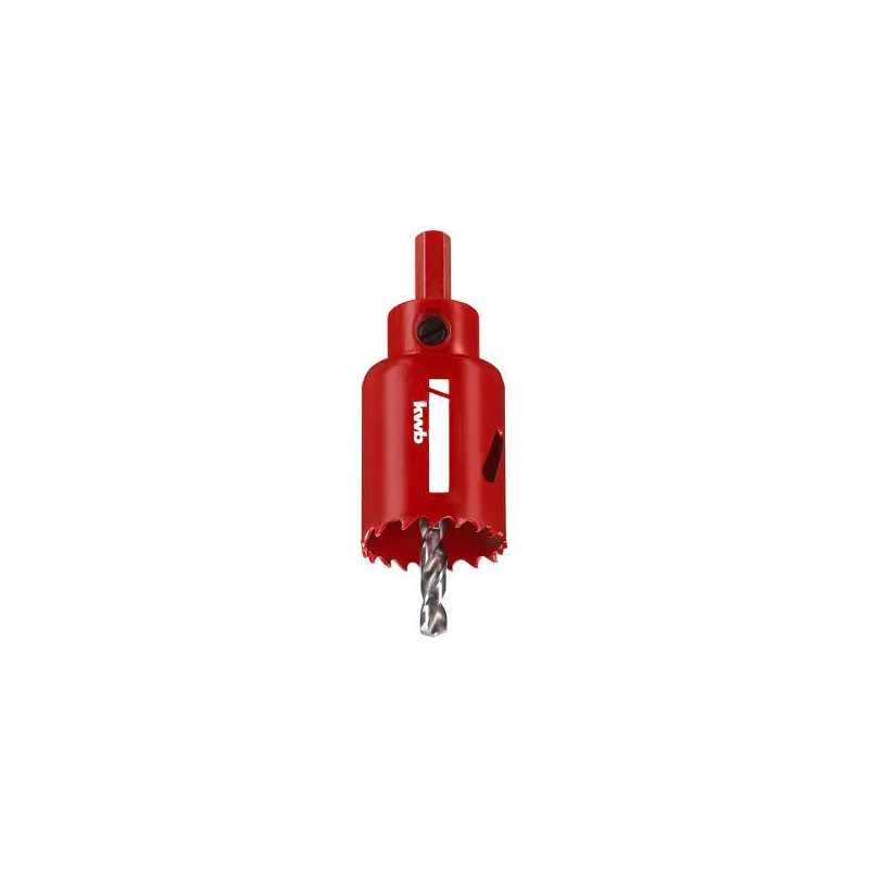 sega a tazza kwb hss bimetallica in acciaio 35mm/rosso