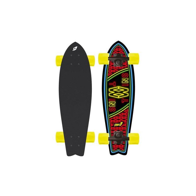 skateboard mandelli twins 100kg 70cm assortito