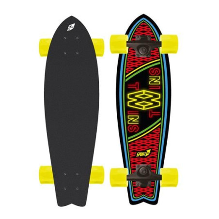 skateboard mandelli twins 100kg 70cm assortito
