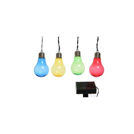ghirlanda solare kaemingk k894651 da 10 lampadine a led multicolore