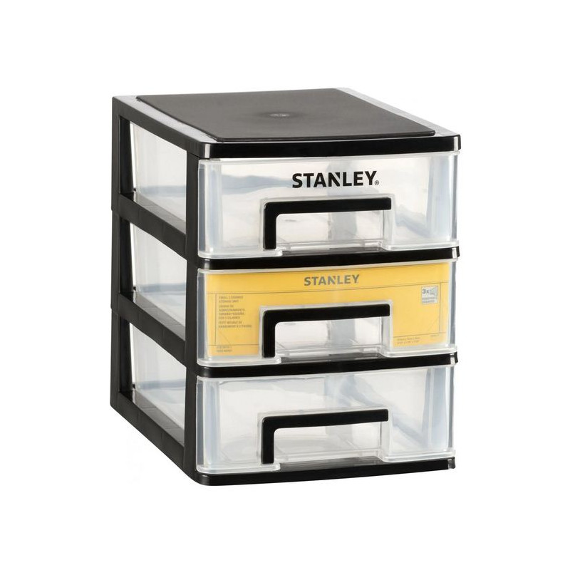 cassettiera portautensili stanley 3 cassetti grandi