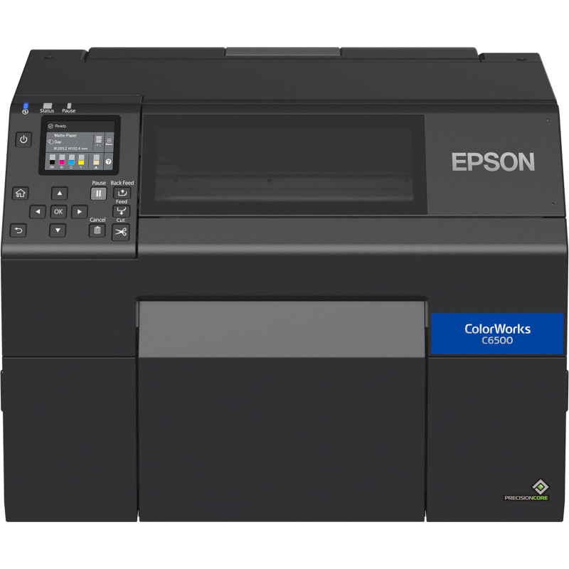stampante etichette epson colorworks cw-c6500ae nero [c31ch77102mk]