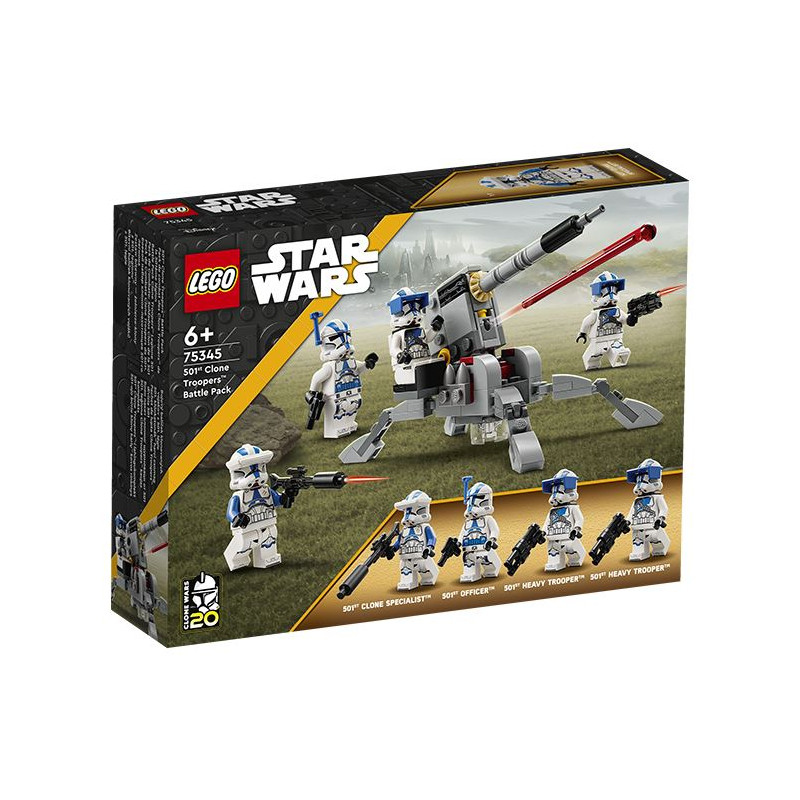gioco da costruzione lego star wars 501st clone troopers battle 119pz