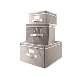 Scatola guardaroba lady doc sabbia b 30x40 h.25 06306 [lady doc]