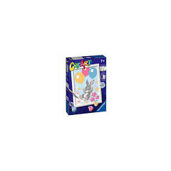 gioco creativo pittura ravensburger creart flying bunny con cornice