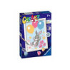 gioco creativo pittura ravensburger creart flying bunny con cornice