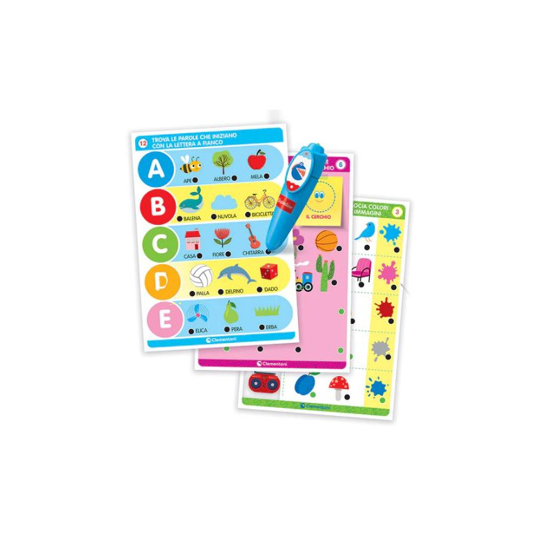 penna clementoni forme colori alfabeto numeri multicolore [16748]