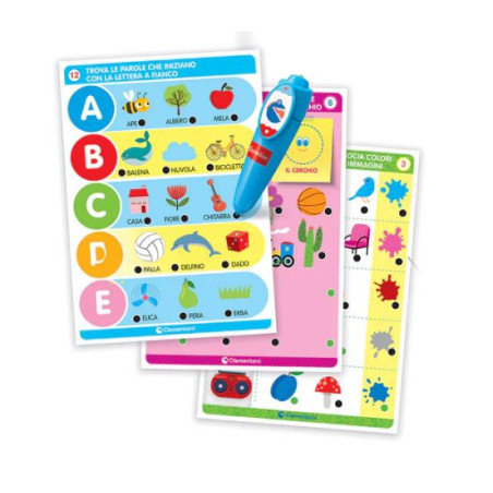 penna clementoni forme colori alfabeto numeri multicolore [16748]