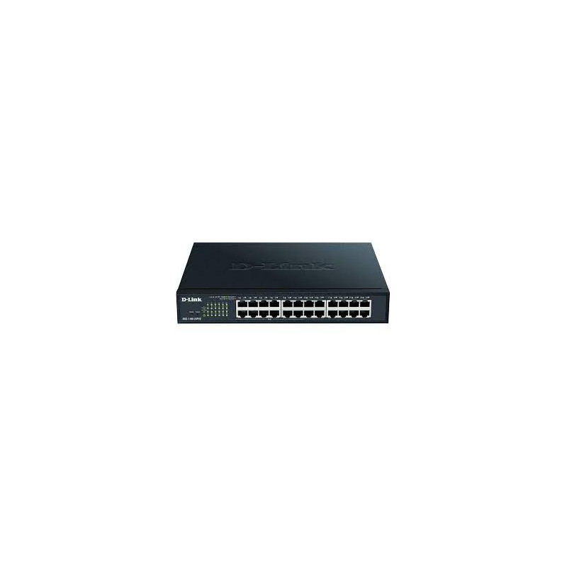 switch d-link poe/ge/sma/24 12x poe+, poe-budget 100w 24-porte