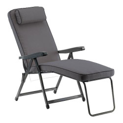 sedia sdraio metal f.a.r. par59n paradiso grigio scuro [8715 11]