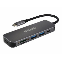 hub usb d-link dub-2325 e dub2325 e 5in1 5 porte [dub-2325/e]