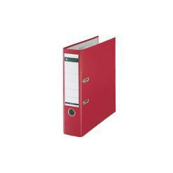 Registratore a leva leitz 180 in ppl rosso dorso 8cm formato commerciale