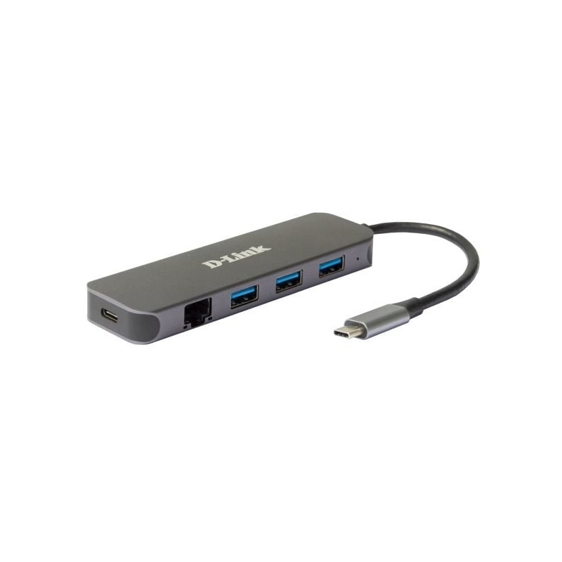 docking station d-link dub-2334 usb-a/usb-c/rj-45