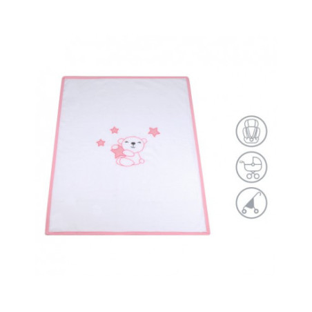 coperta carrozzina baby idea pilcrs autunno ed inverno rosa [pilcrs]