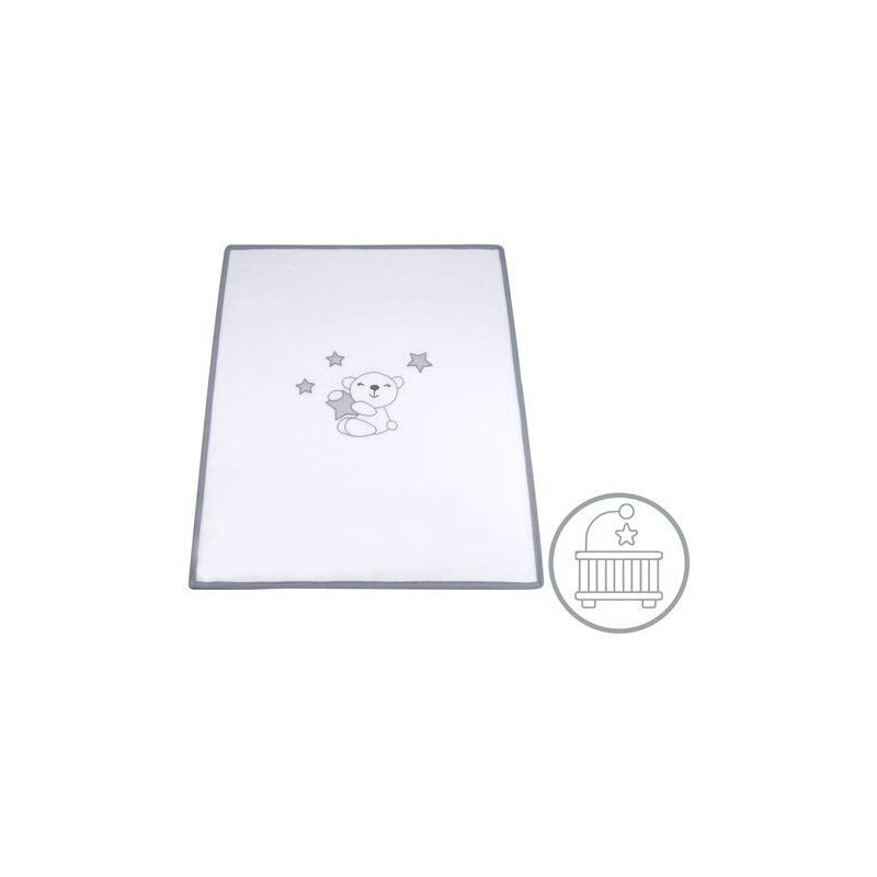 coperta lettino baby idea pillgr in pile con ricamo artigianale per