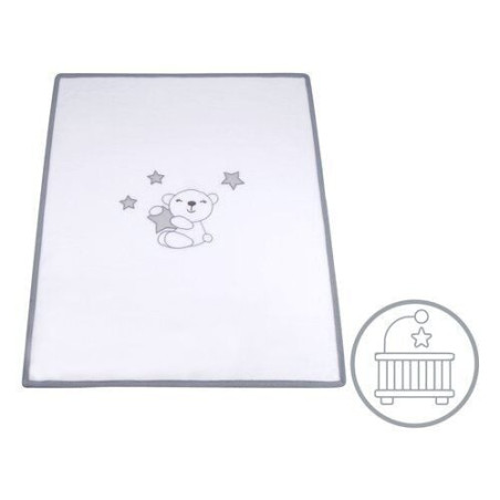 coperta lettino baby idea pillgr in pile con ricamo artigianale per