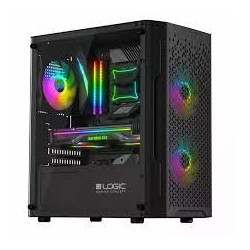 case logic aramis microatxitx/mini-itx argb vetro temperato nero