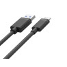 cavo usb unitek 3.1 tipo-a masc a tipo-c masc 5gbps 3m nero
