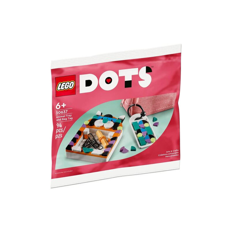 set da gioco lego punti vassoio per animali in polisacco/ciondolo