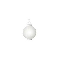 lampada solare led kaemingk lanterna 20cm bianco