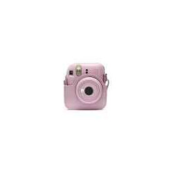 custodia per fotocamera fujifilm instax mini 12 rosa fiore [70100157198]