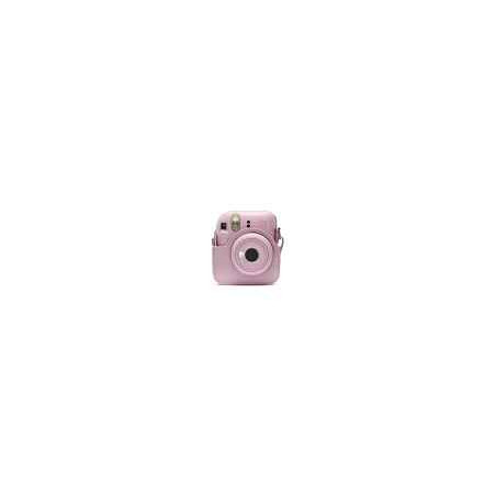 custodia per fotocamera fujifilm instax mini 12 rosa fiore [70100157198]