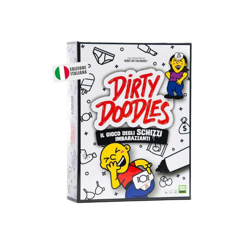 gioco da tavolo rocco giocattoli dirty doodles multicolore