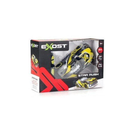 auto radiocomandata rocco giocattoli star rush 25x16x10cm giallo