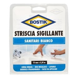 striscia sigillante uhu bostik per sanitari 3.35mx22mm bianco [d1803]