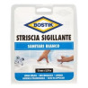 striscia sigillante uhu bostik per sanitari 3.35mx22mm bianco [d1803]