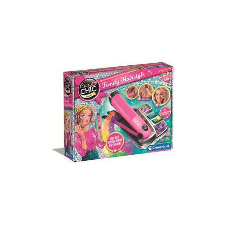giochi per bambina clementoni crazy chic acconciatura alla moda [18750]
