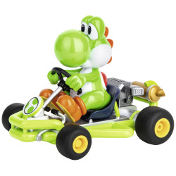 veicolo telecomandato carrera mario kart 2.4ghz pipekart yoshi multicolore