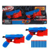 fucile nerf alpha strike claw dual qs-4 blu/rosso [f2464]