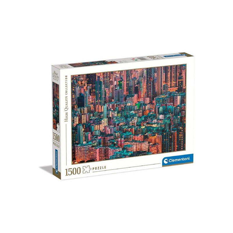 puzzle clementoni hong kong: l'alveare multicolore 1500pz [wzclet0uf031692]