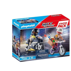 gioco da costruzione playmobil 71255 city action starter pack sek