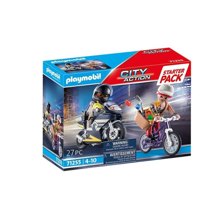 gioco da costruzione playmobil 71255 city action starter pack sek