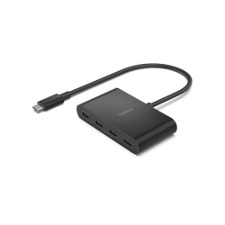 hub usb belkin collegare tipo-c 4porte nero [avc018btbk]
