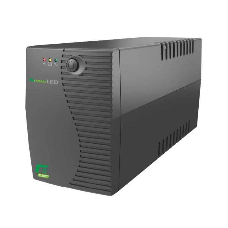 gruppo di continuita' elsist nemoled 80 800va led nero [nemoled