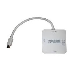 adattatore video encore mini display-port dvi/vga/hdmi 3-in-1