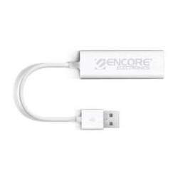 adattatore di rete encore usb3.0 tipo-a/c femmina maschio bianco