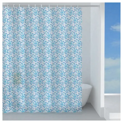tenda doccia gedy pvc vinile peva g-pool pvc 200x120x0.1cm azzurro