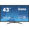 monitor led 43'' iiyama prolite x4373uhsu-b1 4k uhd 3840x2160/3ms/g/nero
