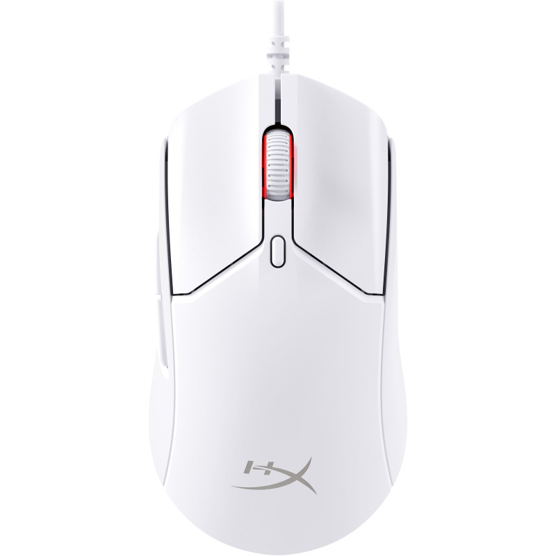 mouse hyperx pulsefire haste 2 wired gaming 26000dpi 6 tasti bianco