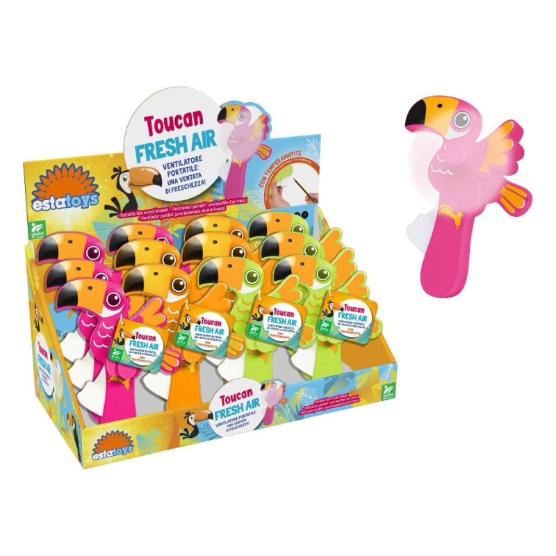 giocattolo globo tucano fresh air manuale con temperino assortito