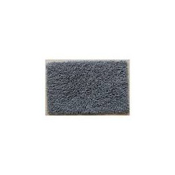 tappeto bagno manifattura ferro riccio 80x50cm grigio [17836]