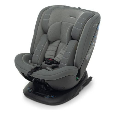 seggiolino auto foppapedretti girevole 360' dual fix grigio