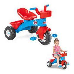 triciclo biemme by bcs 1376r atom rosso e azzurro