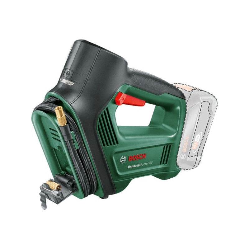 pompa pneumatica bosch universalpump a batteria 18v verde/nero [0603947100]